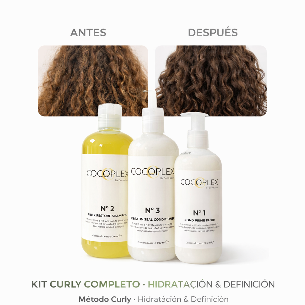 KIT CURLY COMPLETO · HIDRATACIÓN & DEFINICIÓN